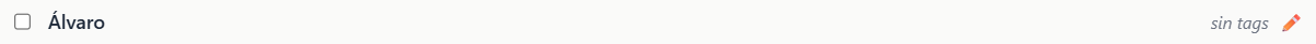 Asignación de tags a un invitado desde el desplegable